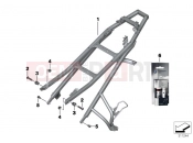 BMW Motorrad BMW 2017 F-Models K7x F 800 GS 17 (0B07, 0B17) Rear frame