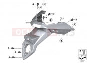 BMW Motorrad BMW 2017 F-Models K7x F 800 GS 17 (0B07, 0B17) License plate holder