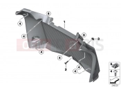 BMW Motorrad BMW 2017 F-Models K7x F 800 GS 17 (0B07, 0B17) Grill cover