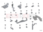 BMW Motorrad BMW 2017 F-Models K7x F 800 GS 17 (0B07, 0B17) Various cable holders