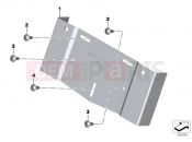 BMW Motorrad BMW 2017 F-Models K7x F 800 GS 17 (0B07, 0B17) License plate bracket for China
