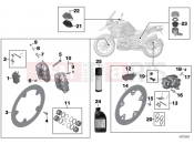 BMW Motorrad BMW 2017 R-Models K5x R 1200 GS Adve. (0A02, 0A12) Brake service