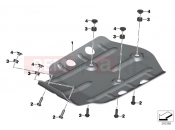 BMW Motorrad BMW 2017 R-Models K5x R 1200 GS Adve. (0A02, 0A12) Engine guard