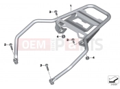 BMW Motorrad BMW 2017 R-Models K5x R 1200 GS Adve. (0A02, 0A12) Luggage grid