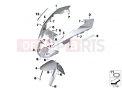 BMW Motorrad BMW 2017 R-Models K5x R 1200 GS Adve. (0A02, 0A12) Front wheel fender