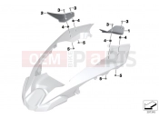 BMW Motorrad BMW 2017 R-Models K5x R 1200 GS Adve. (0A02, 0A12) Slipstream deflector