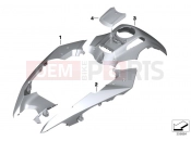 BMW Motorrad BMW 2017 R-Models K5x R 1200 GS Adve. (0A02, 0A12) Painted parts YNC2 sandrover uni matt