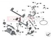 BMW Motorrad BMW 2017 R-Models K5x R 1200 GS Adve. (0A02, 0A12) Seat bench locking system