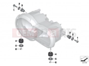 BMW Motorrad BMW 2017 R-Models K5x R 1200 GS Adve. (0A02, 0A12) Headlight mounting hardware