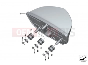 BMW Motorrad BMW 2017 R-Models K5x R 1200 GS Adve. (0A02, 0A12) LED taillight