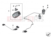 BMW Motorrad BMW 2017 R-Models K5x R 1200 GS Adve. (0A02, 0A12) Retrofit LED auxiliary headlight