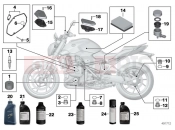 Engine oil / maintenance service - BMW Motorrad R 1200 RS (0A05, 0A15) 2017