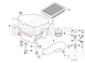 Intake sound system - BMW Motorrad F 650 CS 04 (0177,0187) 2005