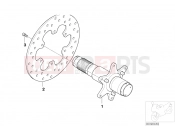 Swinging fork, drive shaft - BMW Motorrad F 650 CS 04 (0177,0187) 2005