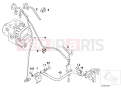 Brake pipe rear ABS - BMW Motorrad F 650 CS 04 (0177,0187) 2005