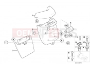 License plate holder - BMW Motorrad F 650 CS 04 (0177,0187) 2005