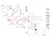 Fairing side section - BMW Motorrad F 650 CS 04 (0177,0187) 2005