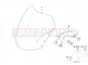 Windshield - BMW Motorrad F 650 CS 04 (0177,0187) 2005