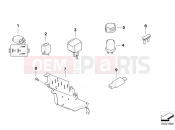 Various relays with holder - BMW Motorrad F 650 CS 04 (0177,0187) 2005