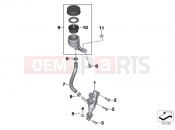 Brake master cylinder - BMW Motorrad R 1200 RS (0A05, 0A15) 2018