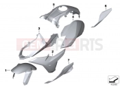 Primed parts - BMW Motorrad R 1200 RS (0A05, 0A15) 2018