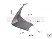 BMW Motorrad BMW 2018 C-Models C 650 GT 16 (0C05, 0C15) Fairing side panel, front