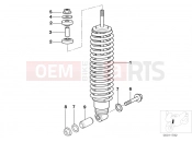 BMW Motorrad BMW 1996 R-Models 4V R 850 R 94 (0401,0406) Spring strut, front