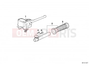 BMW Motorrad BMW 1996 R-Models 4V R 850 R 94 (0401,0406) Complete right handle unit