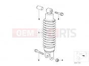 BMW Motorrad BMW 1996 R-Models 4V R 850 R 94 (0401,0406) Spring strut, rear