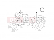 BMW Motorrad BMW 1996 R-Models 4V R 850 R 94 (0401,0406) Painted parts 704 graphit