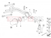 BMW Motorrad BMW 2006 R-Models 4V R 850 R 02 (0428) Fuel distributor/Pressure regulator