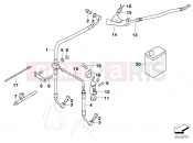 BMW Motorrad BMW 2006 R-Models 4V R 850 R 02 (0428) Brake pipe, front