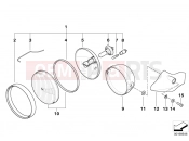 BMW Motorrad BMW 2006 R-Models 4V R 850 R 02 (0428) Headlight/finisher