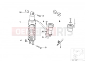 BMW Motorrad BMW 1997 R-Models 4V R 850 GS 95 (0403) Spring strut, rear