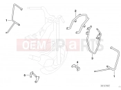 BMW Motorrad BMW 1997 R-Models 4V R 850 R 94 (0401,0406) Protection bar front,chrome, authorities