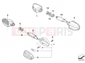 BMW Motorrad BMW 1997 R-Models 4V R 850 R 94 (0401,0406) Turn signal lights