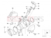 BMW Motorrad BMW 1997 R-Models 4V R 850 RT 96 (0412) Throttle Housing Assy