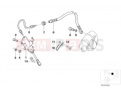 BMW Motorrad BMW 1997 R-Models 4V R 850 RT 96 (0412) Rear brake master cylinder