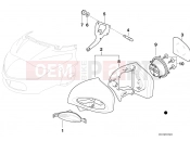 BMW Motorrad BMW 1997 R-Models 4V R 850 RT 96 (0412) Mirror
