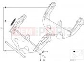BMW Motorrad BMW 1997 R-Models 4V R 850 RT 96 (0412) Windshield adjustment, mechanical