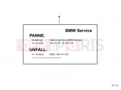BMW Motorrad BMW 1997 R-Models 4V R 850 RT 96 (0412) Label