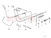 BMW Motorrad BMW 1998 R-Models 4V R 850 GS 95 (0403) Bowden cable