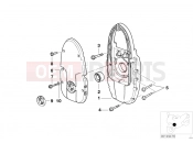 BMW Motorrad BMW 1998 R-Models 4V R 850 R 94 (0401,0406) Front cover/Alternator support cover