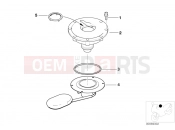 BMW Motorrad BMW 1998 R-Models 4V R 850 R 94 (0401,0406) Filler cap