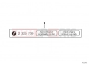 BMW Motorrad BMW 1998 R-Models 4V R 850 RT 96 (0412) Label 