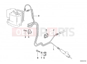 BMW Motorrad BMW 1999 R-Models 4V R 850 GS 95 (0403) Brake pipe rear ABS