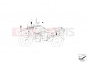 BMW Motorrad BMW 1999 R-Models 4V R 850 GS 95 (0403) Primed parts
