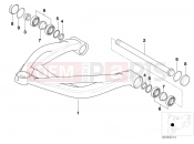 BMW Motorrad BMW 1999 R-Models 4V R 850 R 02 (0428) Trailing arm