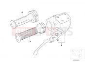 BMW Motorrad BMW 1999 R-Models 4V R 850 R 02 (0428) Handbrake lever