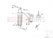 BMW Motorrad BMW 1999 R-Models 4V R 850 R 02 (0428) Spring strut rear hydraulic